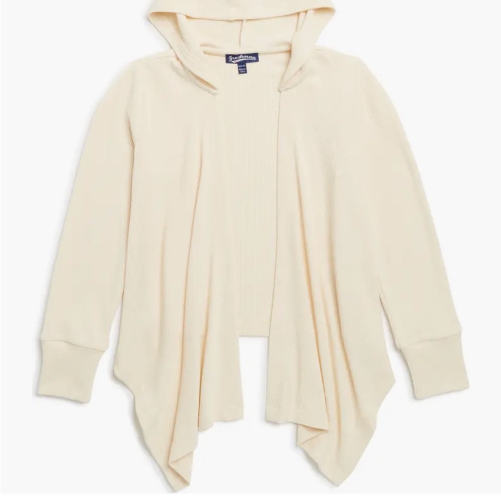 Kids' Waffle Knit Hooded Cardigan
Freshman
Big Kid NWT